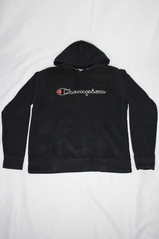 Vintage Champion Embroidered Hoodie (L)