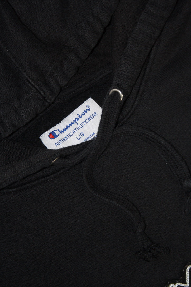 Vintage Champion Embroidered Hoodie (L)