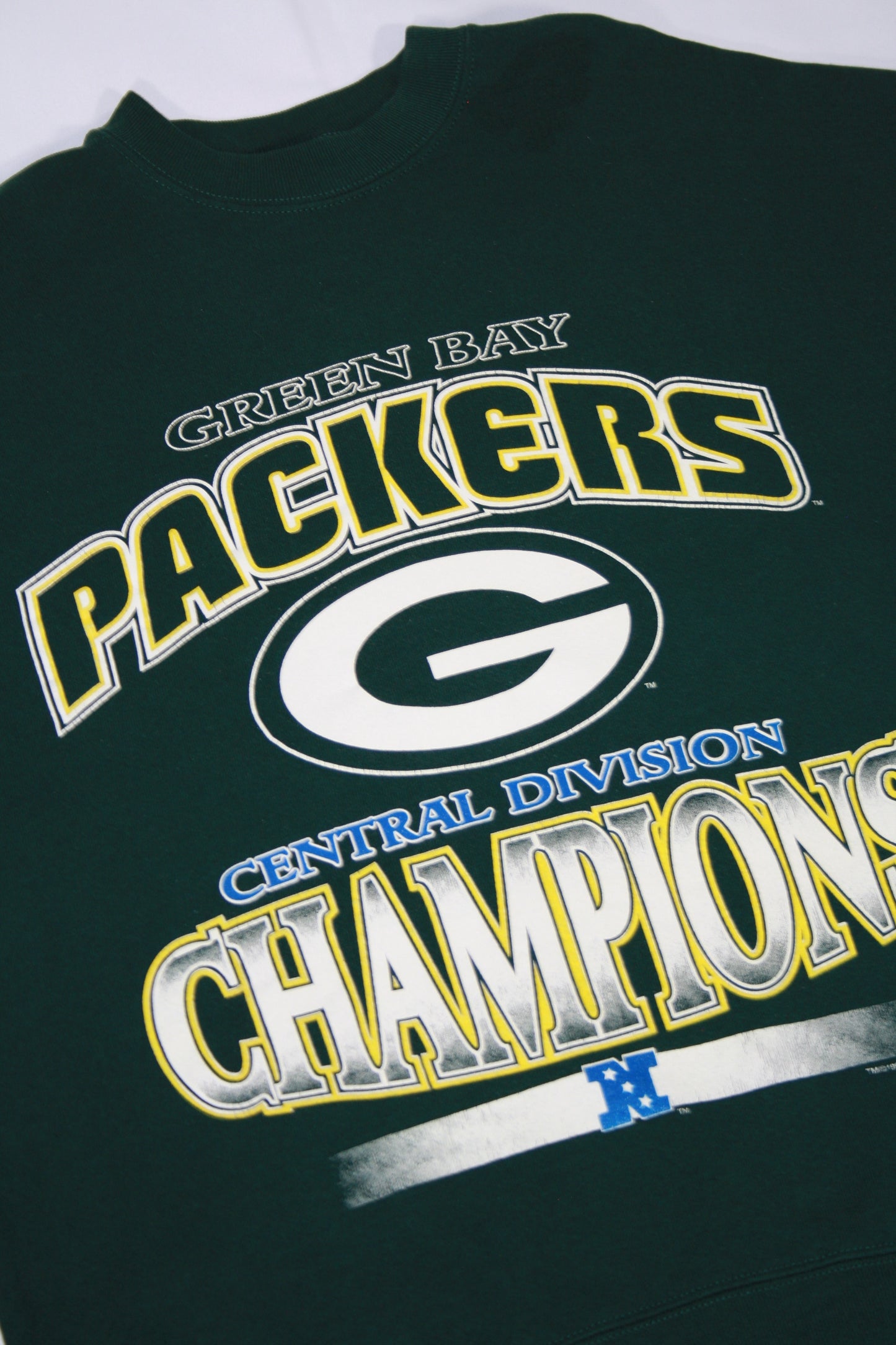 Vintage Green Bay Packers Champions Printed Sweater (L)