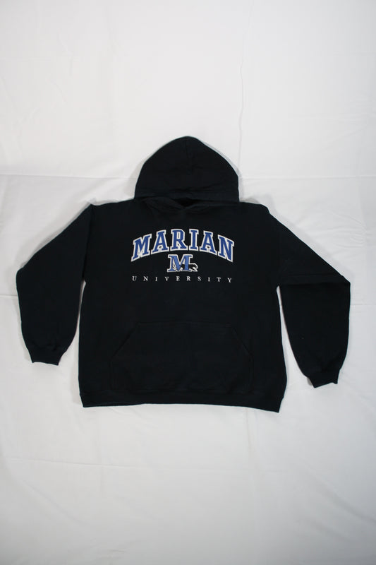 Vintage Marian University Embroidered Hoodie (L)