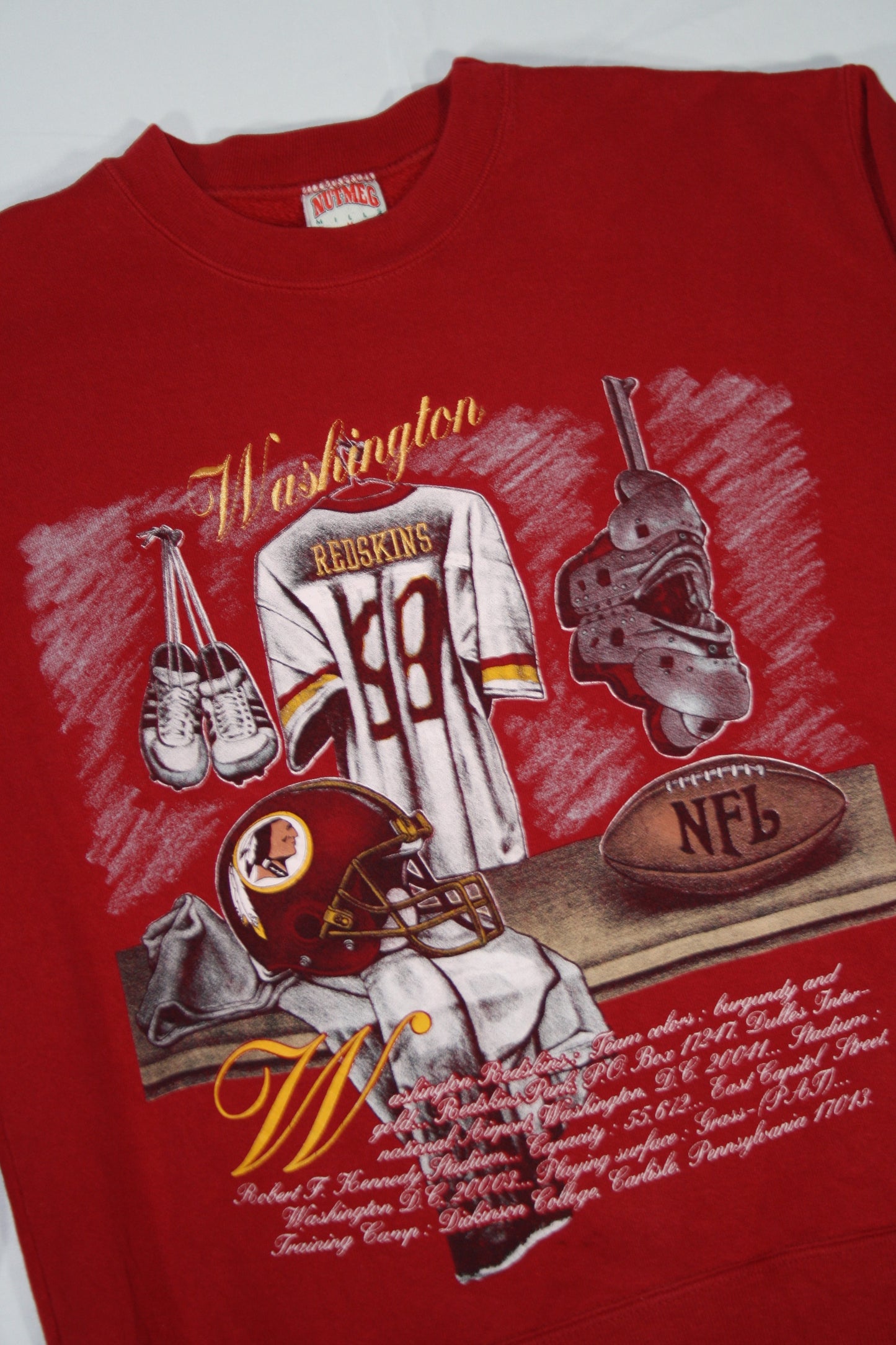 Vintage Washington Redskins Printed/Embroidered Sweater (M)