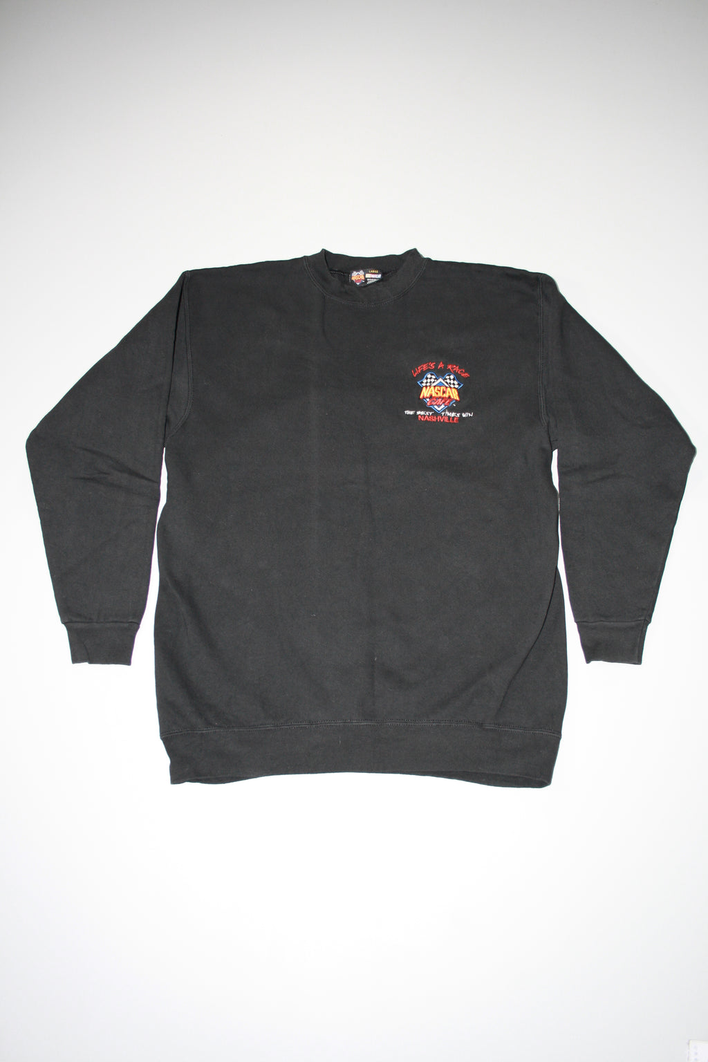 Vintage Nascar Cafe Embroidered Sweater (L)