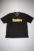 Vintage 90's Steelers Mesh Embroidered Tee (XL)