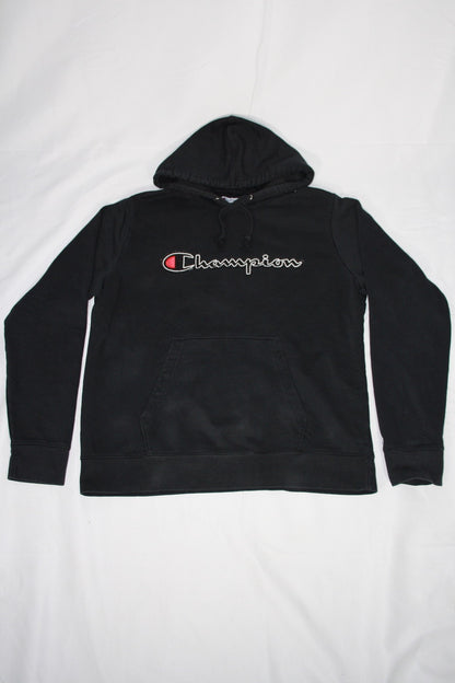 Vintage Champion Embroidered Hoodie (L)