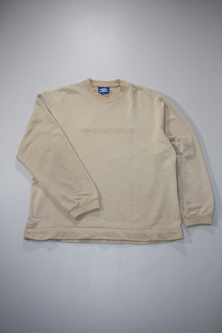 Vintage 90's Umbro Embroidered Sweater (XL)