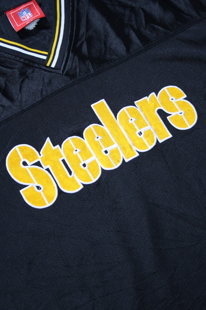 Vintage 90's Steelers Mesh Embroidered Tee (XL)