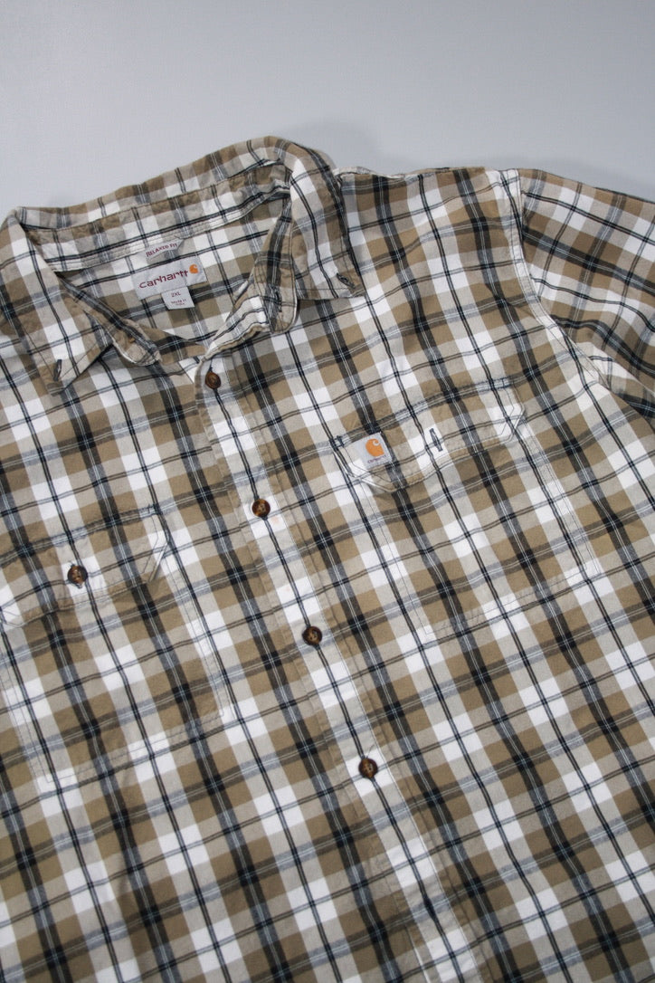 Vintage Carhartt Button Up Shirt (2XL)