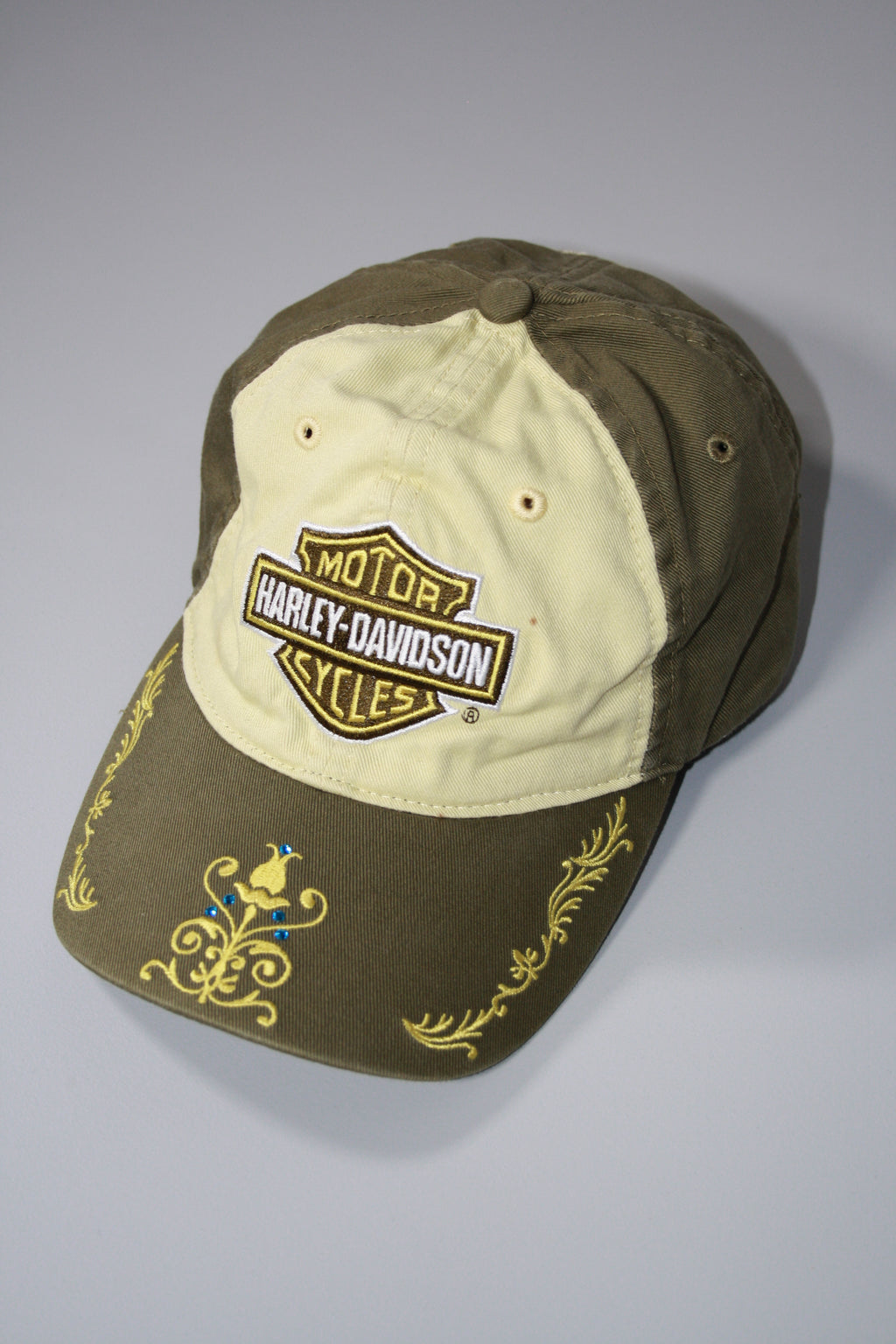 Vintage Harley Davidson Embroidered Cap