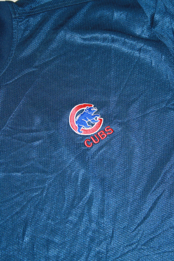 Vintage 90's Chicago Cubs Mesh Embroidered Tee (XL)