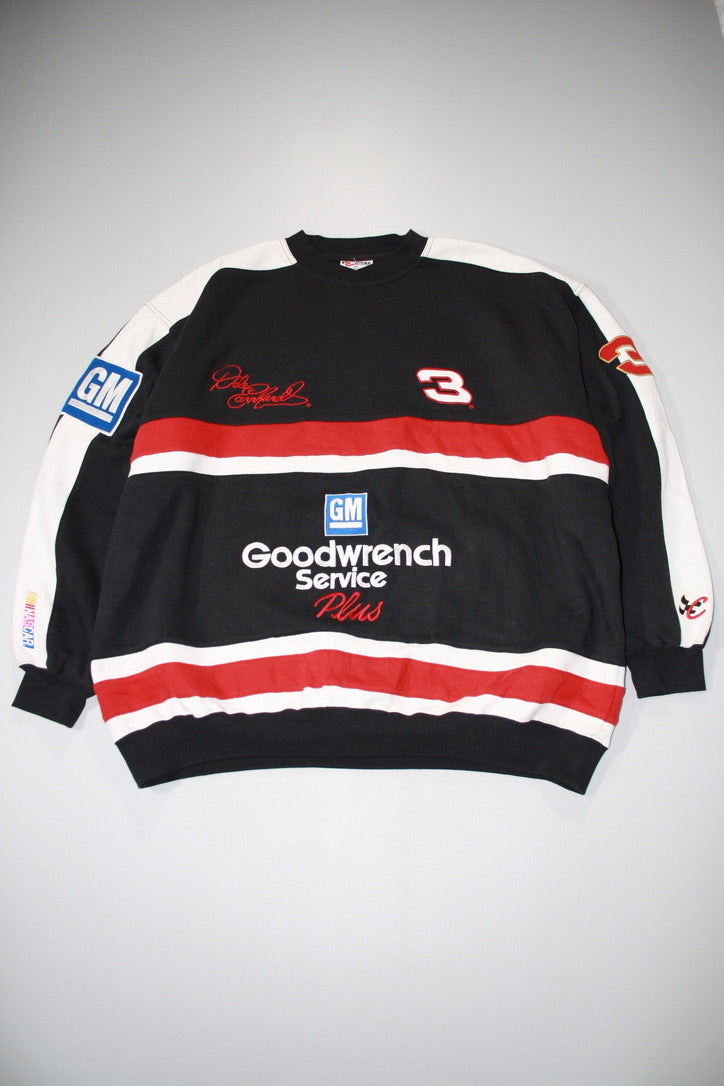 Vintage Dale Earnhardt '3' Goodwrench Nascar Embroidered Sweater (2XL)