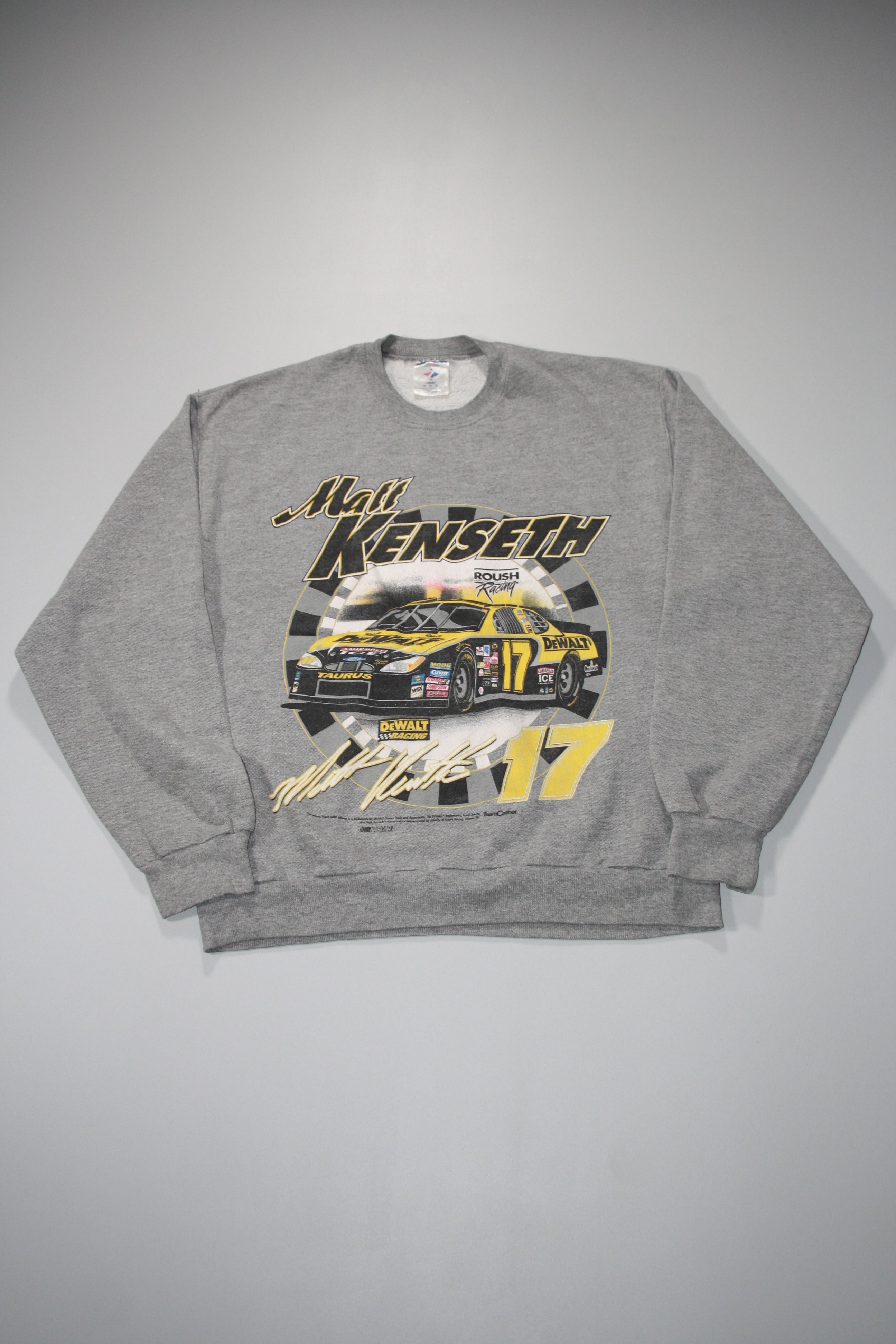 Vintage Matt Kenseth '17' Nascar Printed Sweater (M)