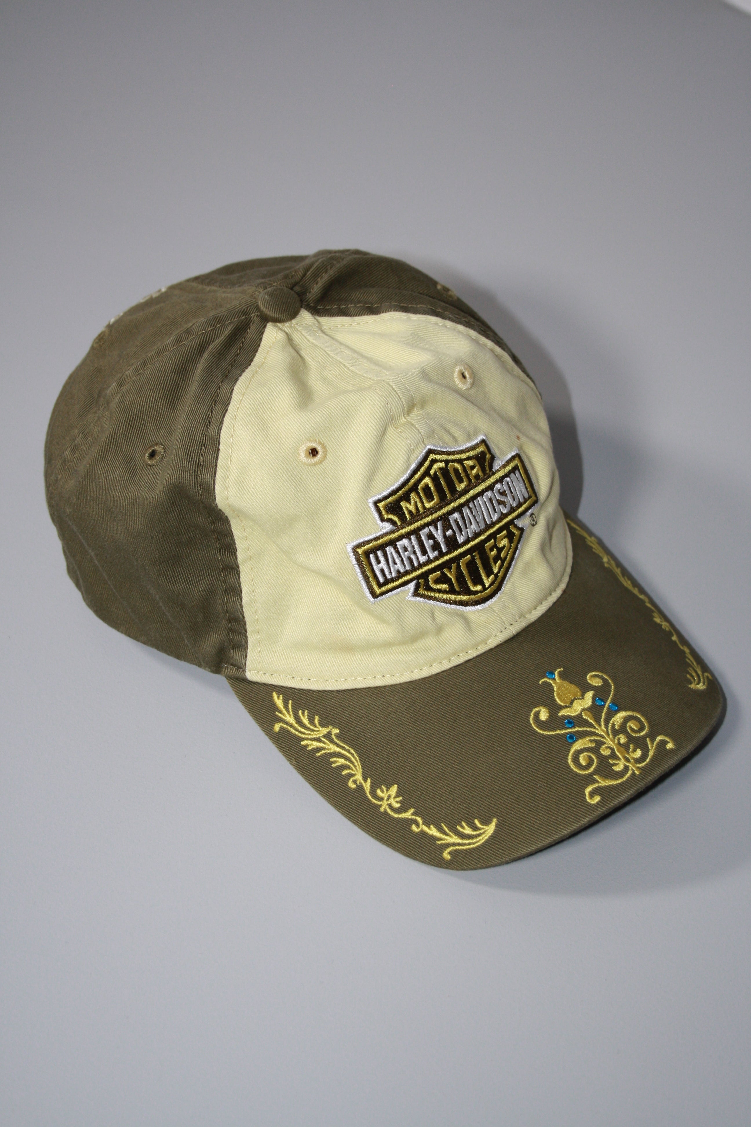Vintage Harley Davidson Embroidered Cap