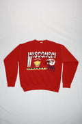 Vintage Wisconsin Badgers Printed Sweater (M/L)