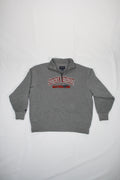 Vintage Southern Methodist University Printed Zip-Up Sweater (L)