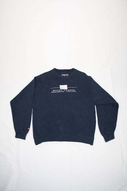 Vintage Mount Vernon Nazarene College Embroidered Sweater (L)