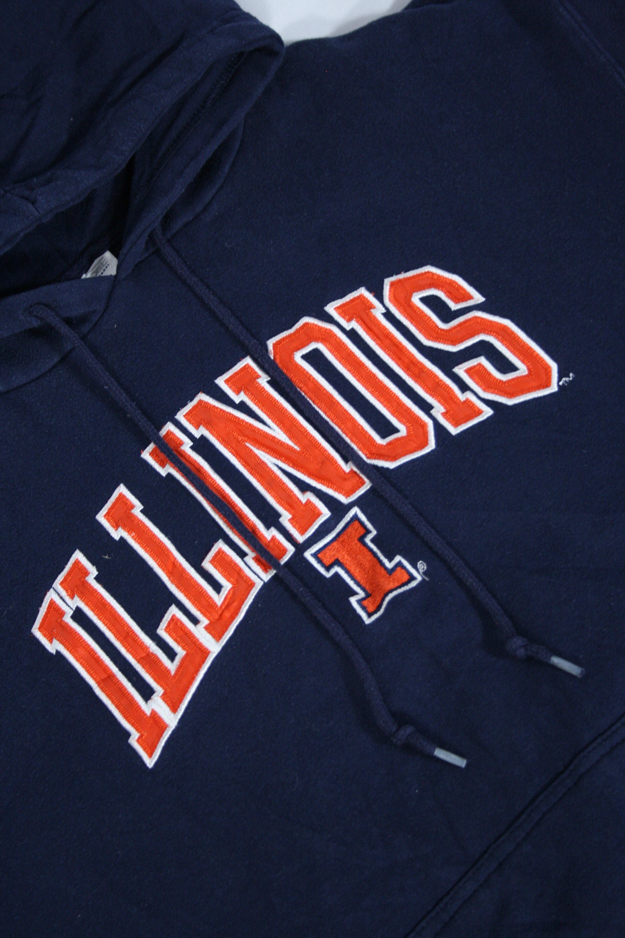 Vintage Illinois Embroidered Hoodie (M/L)