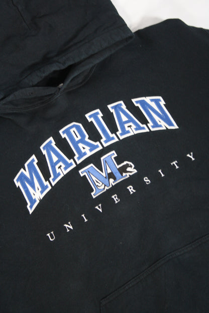 Vintage Marian University Embroidered Hoodie (L)