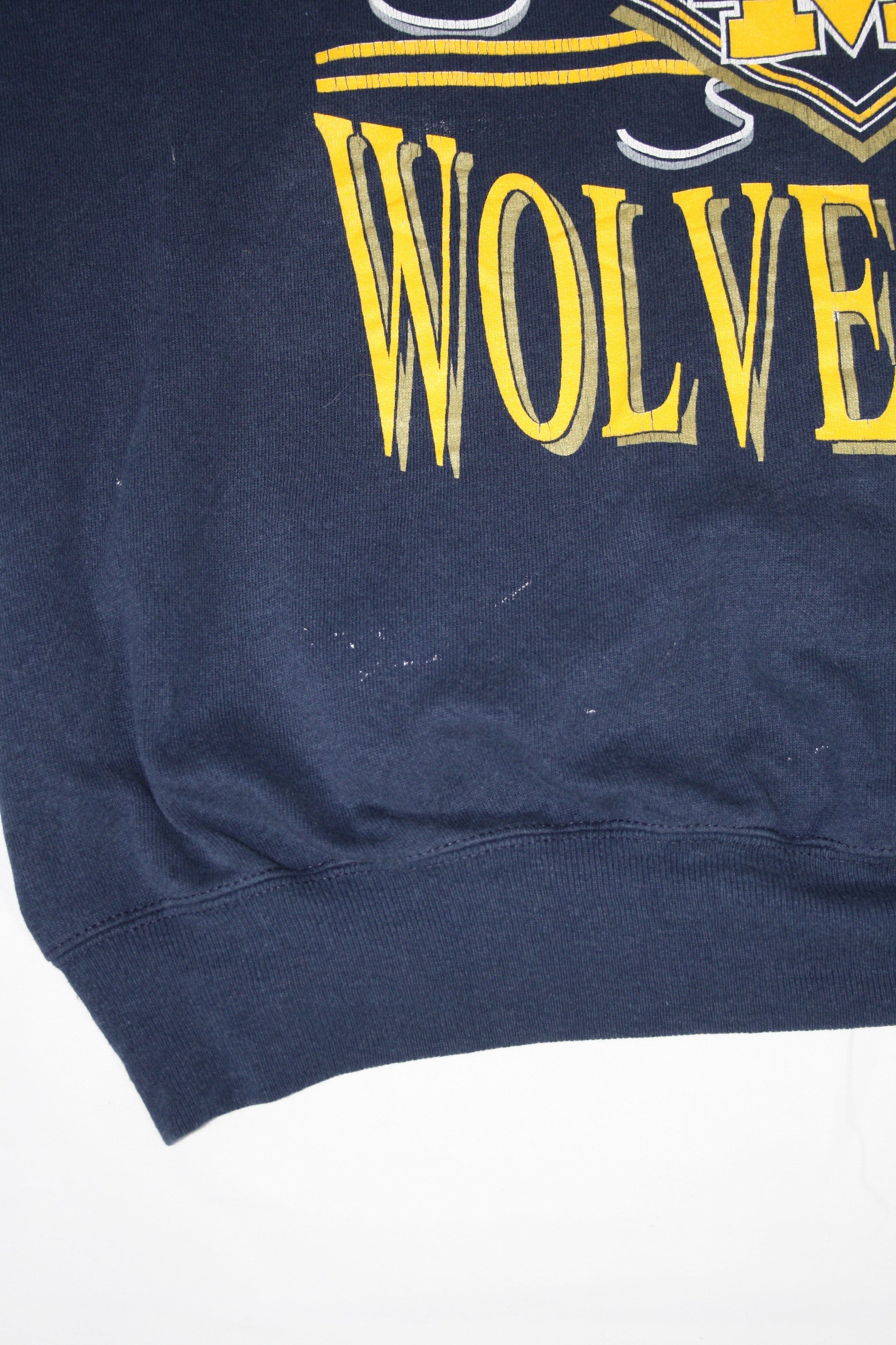 Vintage Michigan Wolverines Printed Sweater (XL)