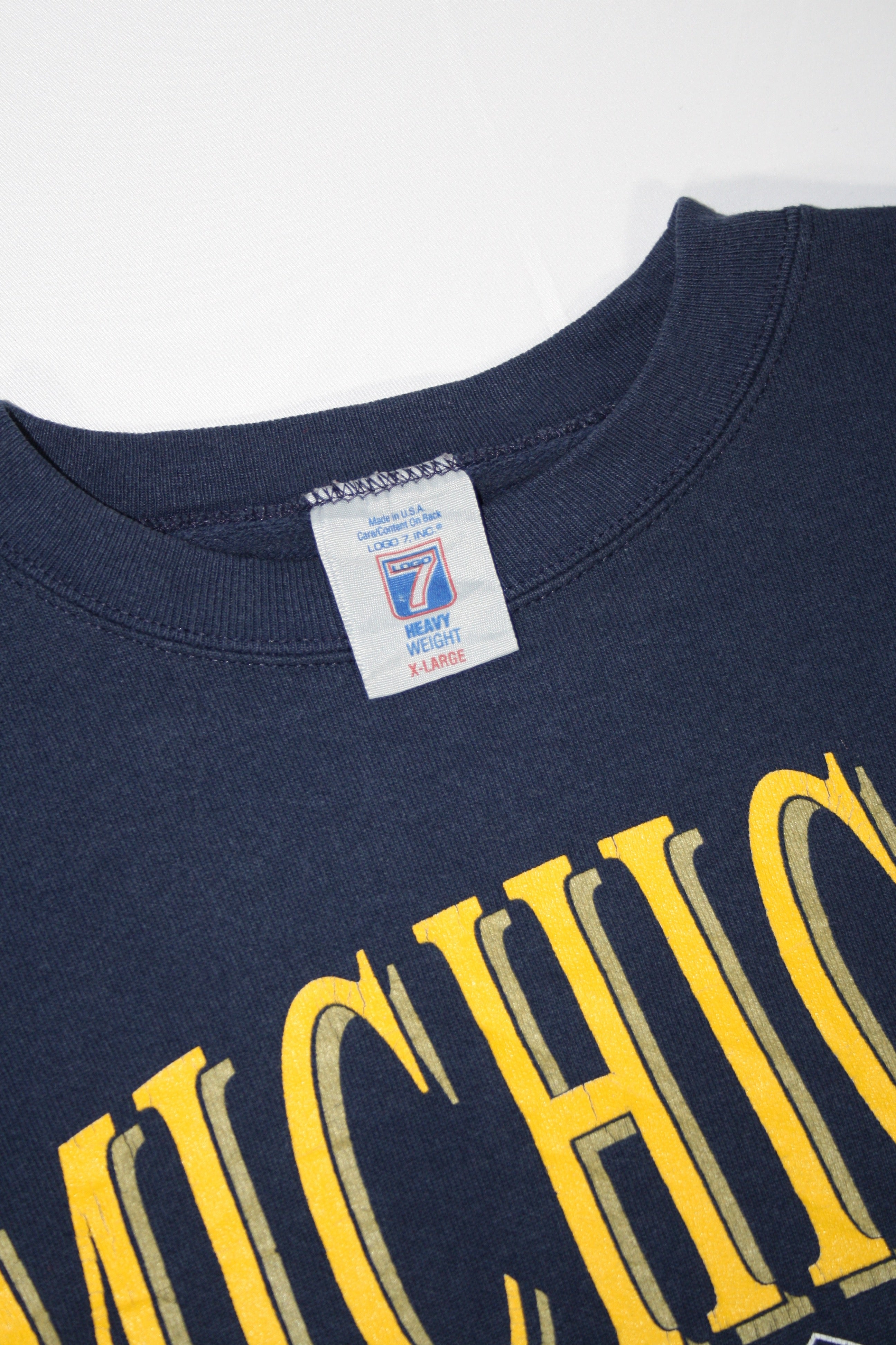 Vintage Michigan Wolverines Printed Sweater (XL)