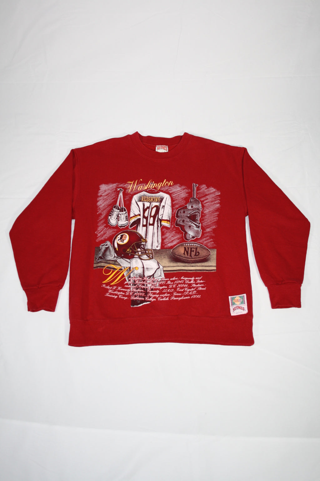 Vintage Washington Redskins Printed/Embroidered Sweater (M)