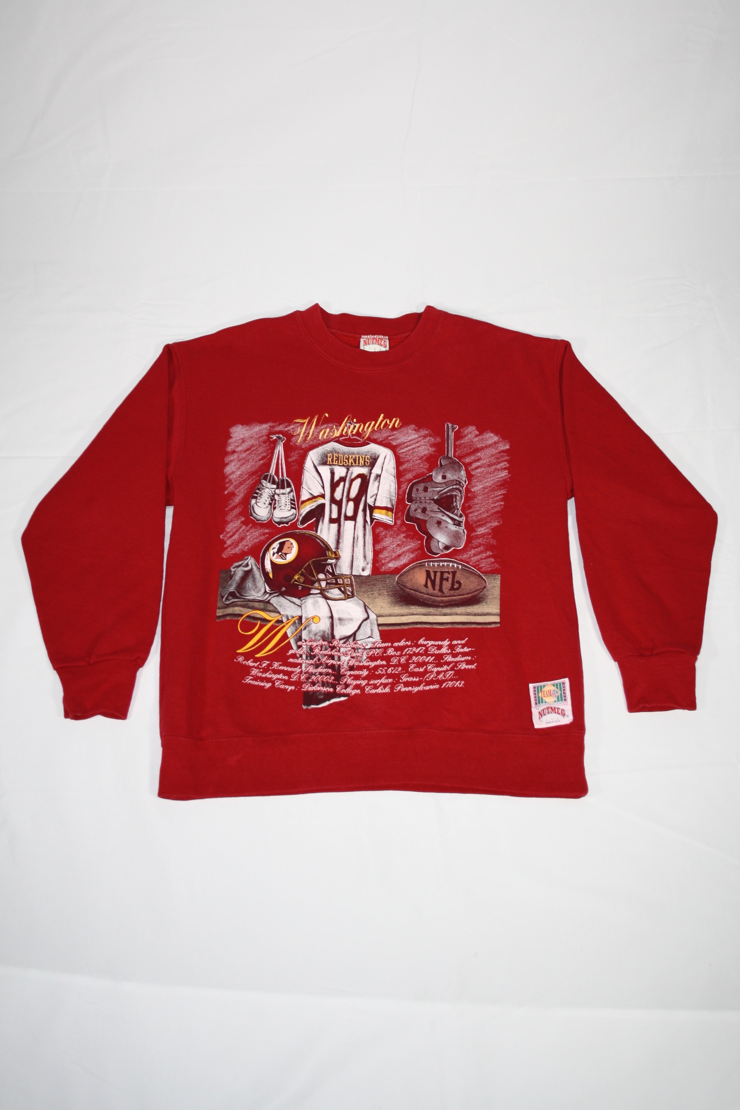 Vintage Washington Redskins Printed/Embroidered Sweater (M)