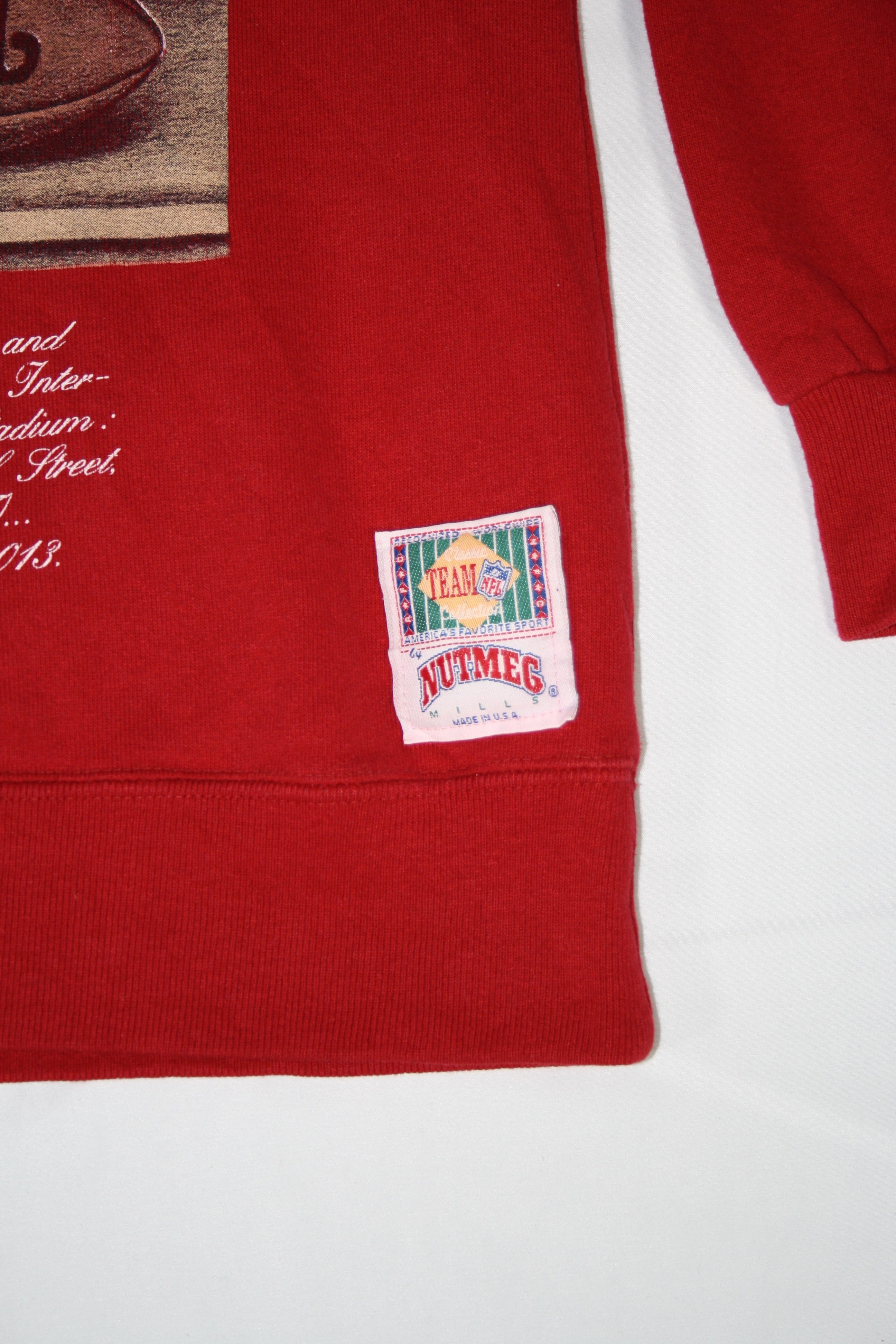 Vintage Washington Redskins Printed/Embroidered Sweater (M)