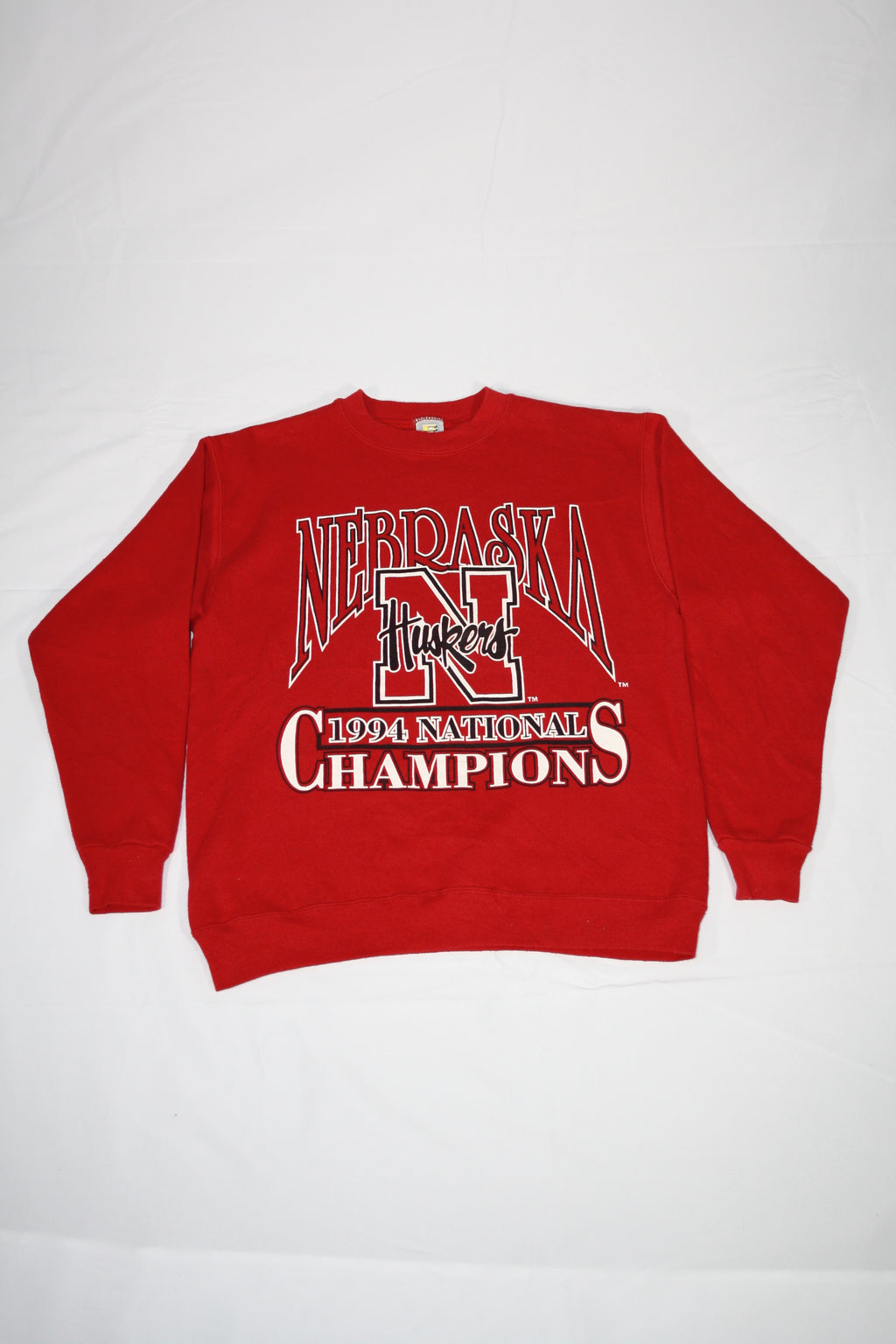 Vintage Nebraska Huskers 1994 Champions Printed Sweater (M)