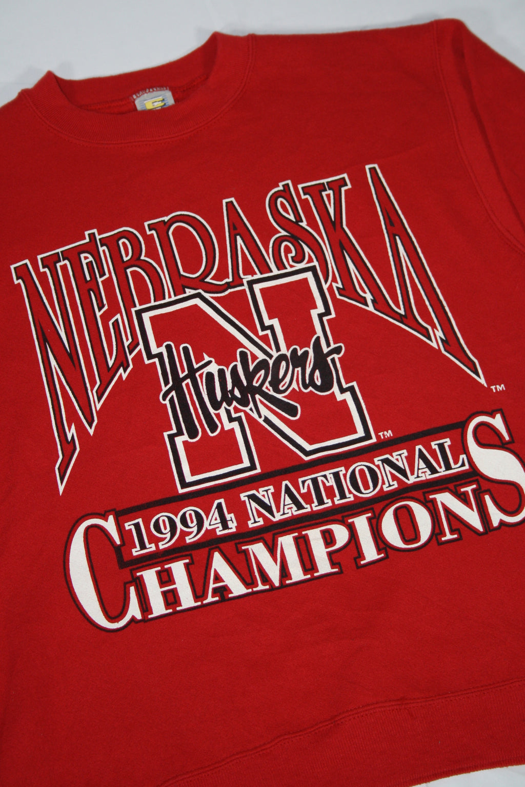 Vintage Nebraska Huskers 1994 Champions Printed Sweater (M)