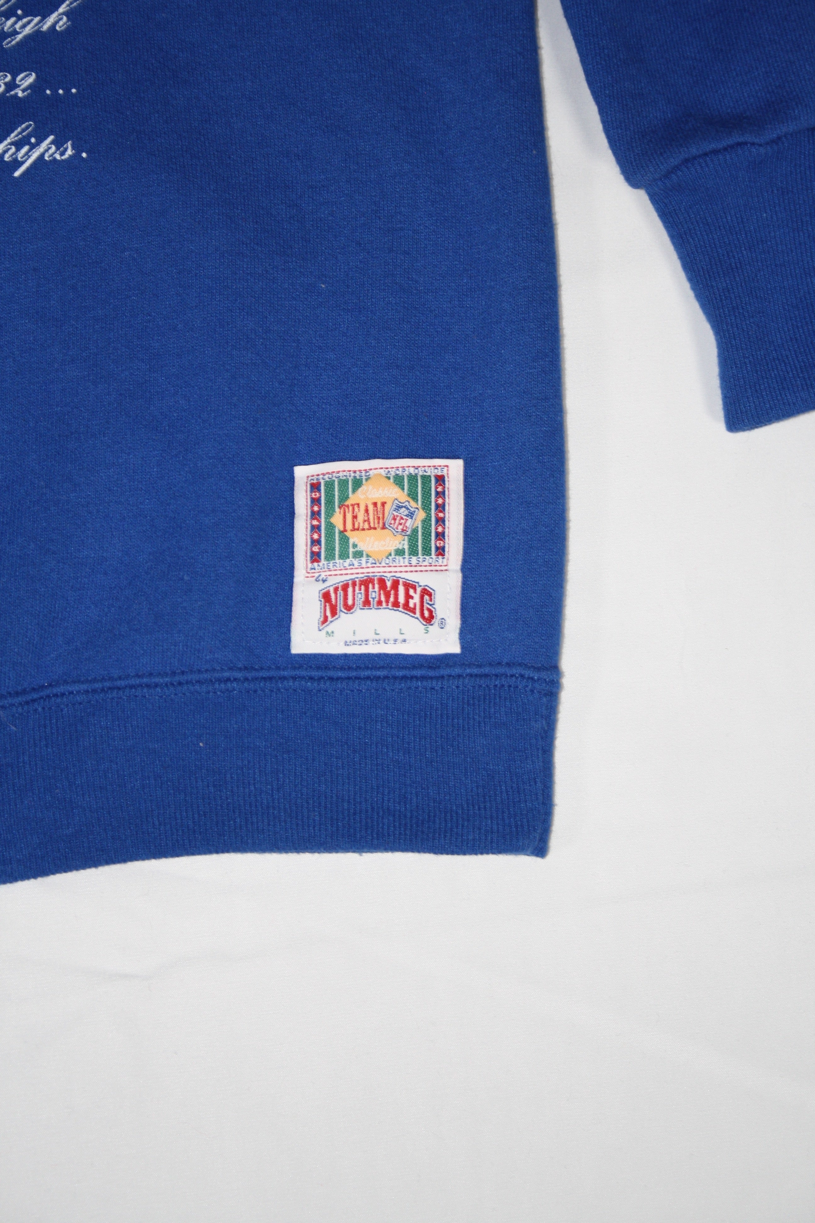 New York Giants Printed/Embroidered Sweater (XL)