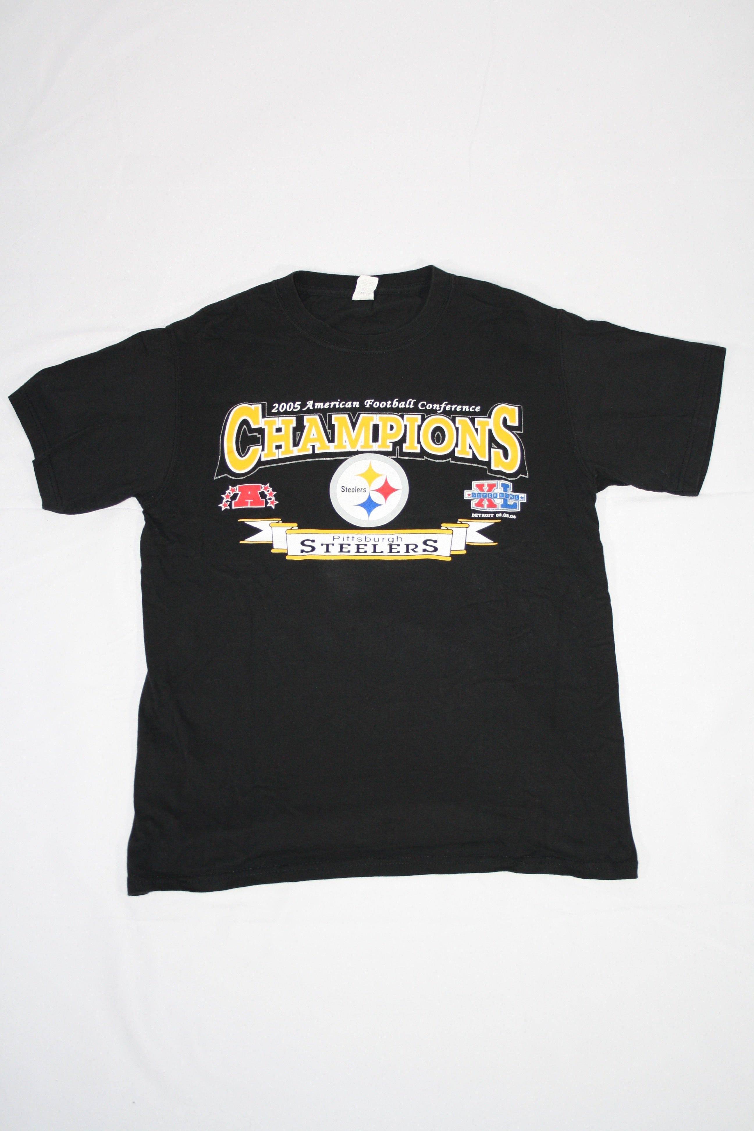 Vintage Pittsburgh Steelers 2005 Champions Printed Tee (M)