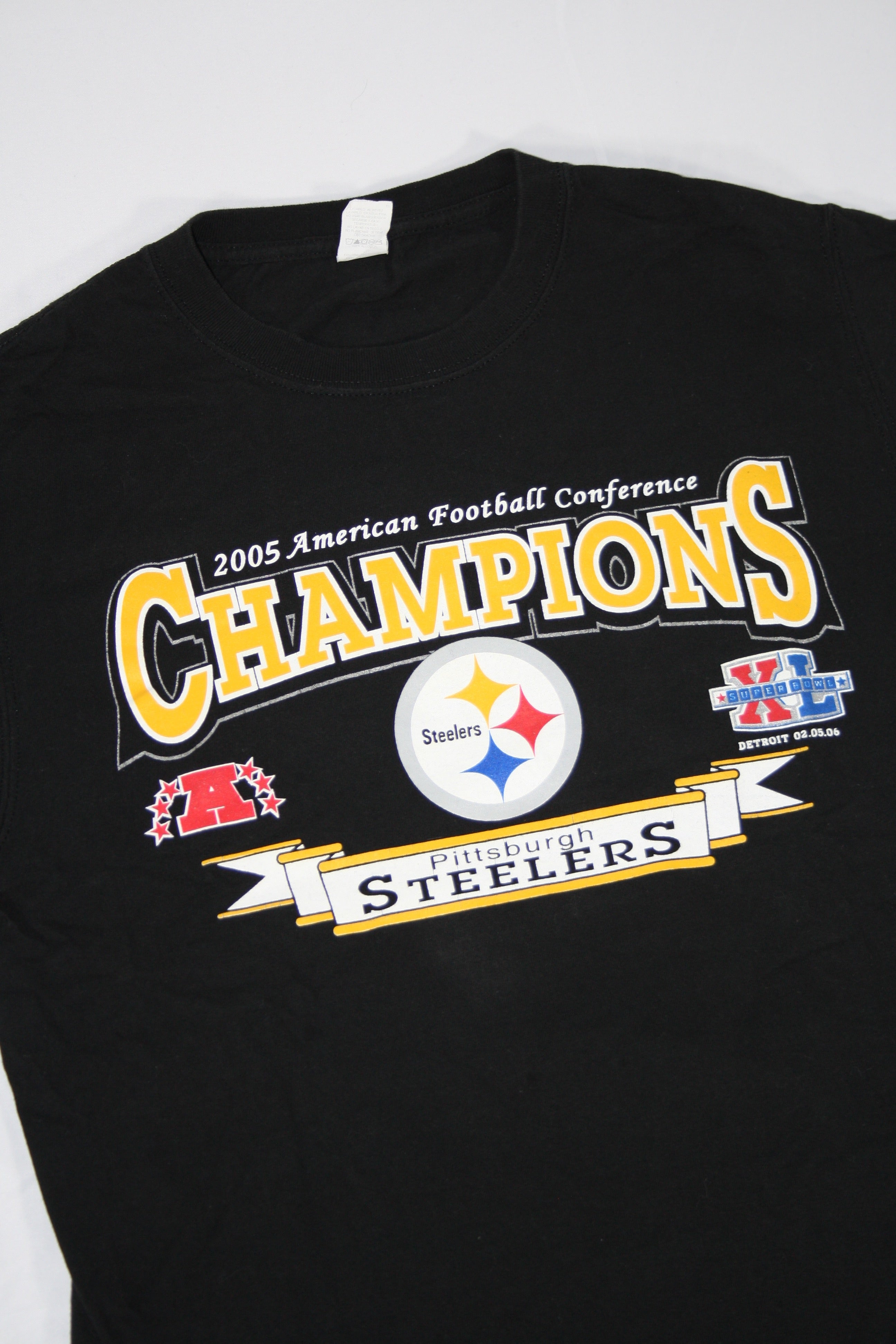 Vintage Pittsburgh Steelers 2005 Champions Printed Tee (M)
