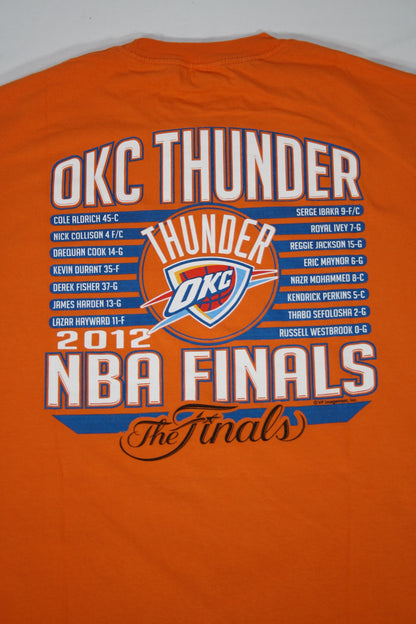 Vintage OKC Thunder 2012 Playoffs Printed Tee (XL)