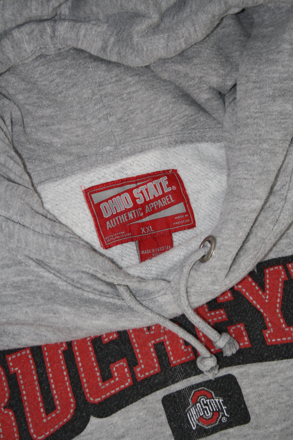 Vintage Ohio State Buckeyes Printed Hoodie (XL)