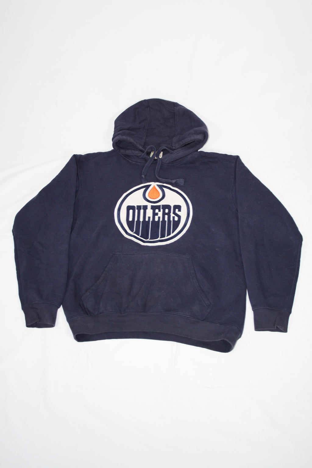 Vintage Edmonton Oilers Embroidered Hoodie (M)