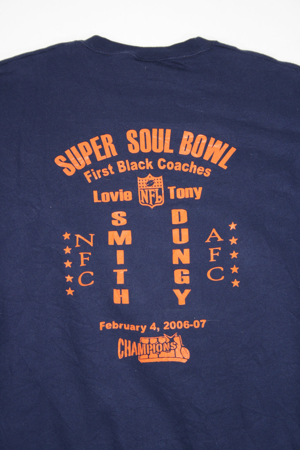 Vintage Monsters Of The Midway Super Bowl XLI Printed Sweater (2XL)