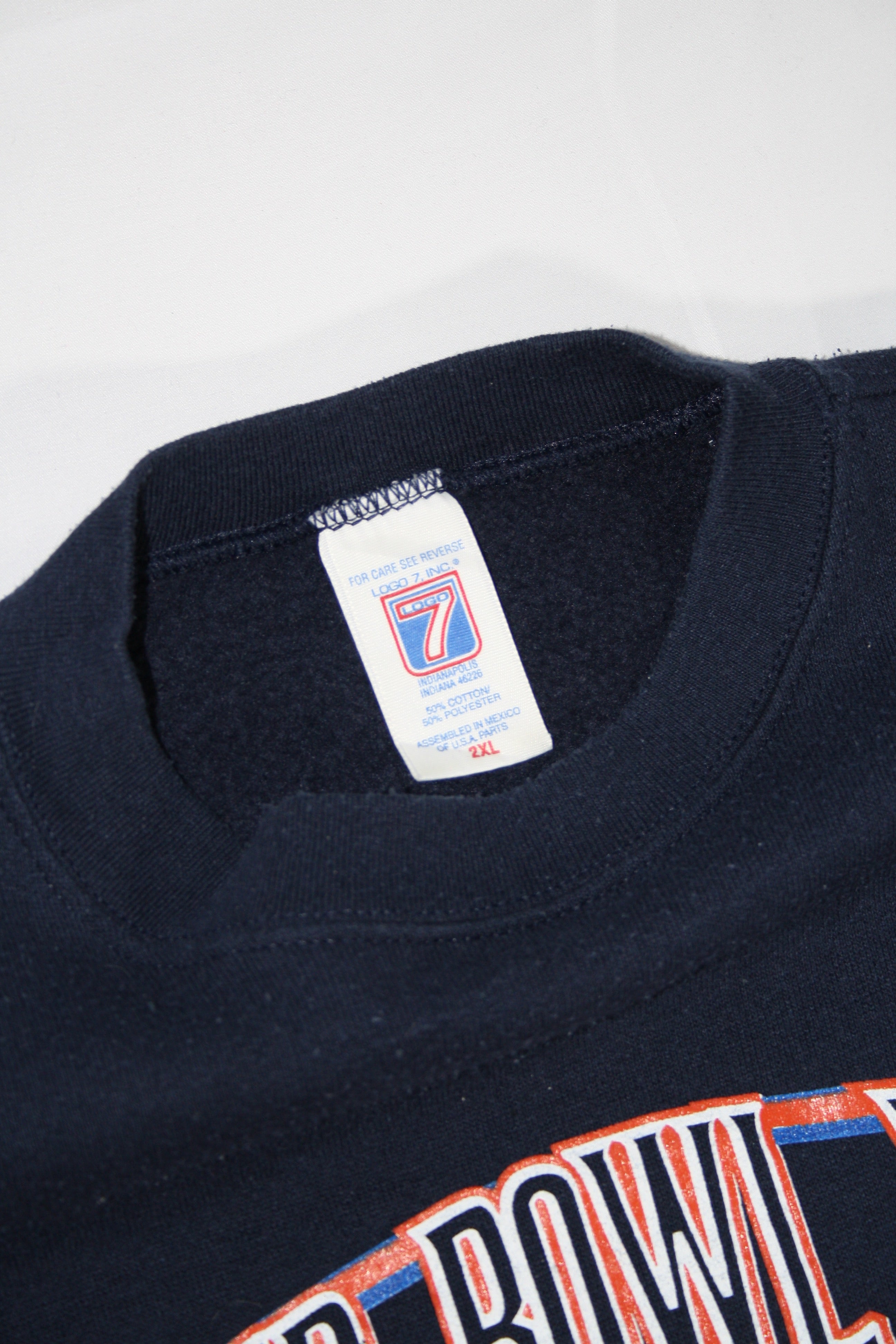 Vintage Denver Broncos Super Bowl XXXII Champions 1998 Printed Sweater (XL)