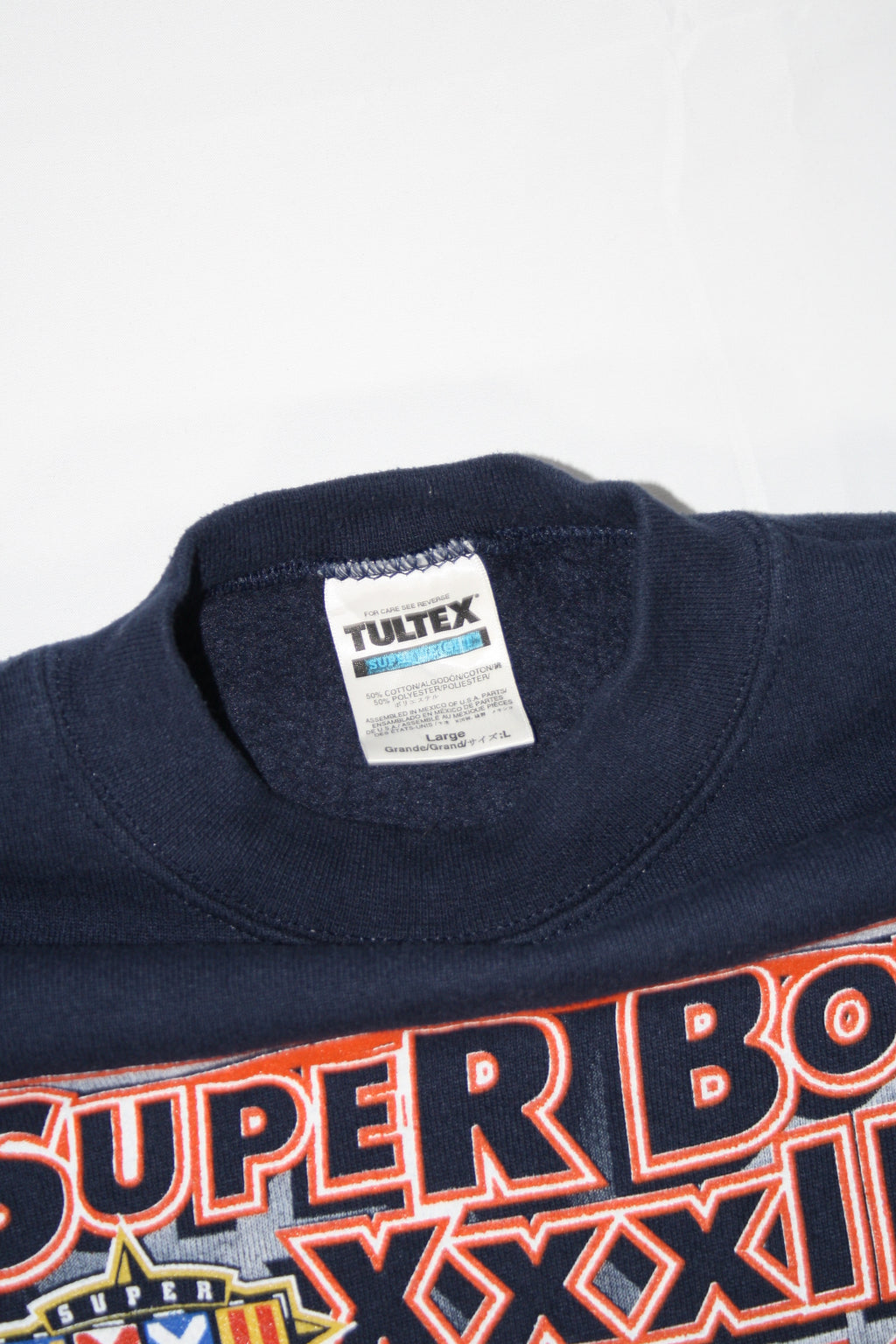 Vintage Denver Broncos Super Bowl XXXII Champions Printed Sweater (L)