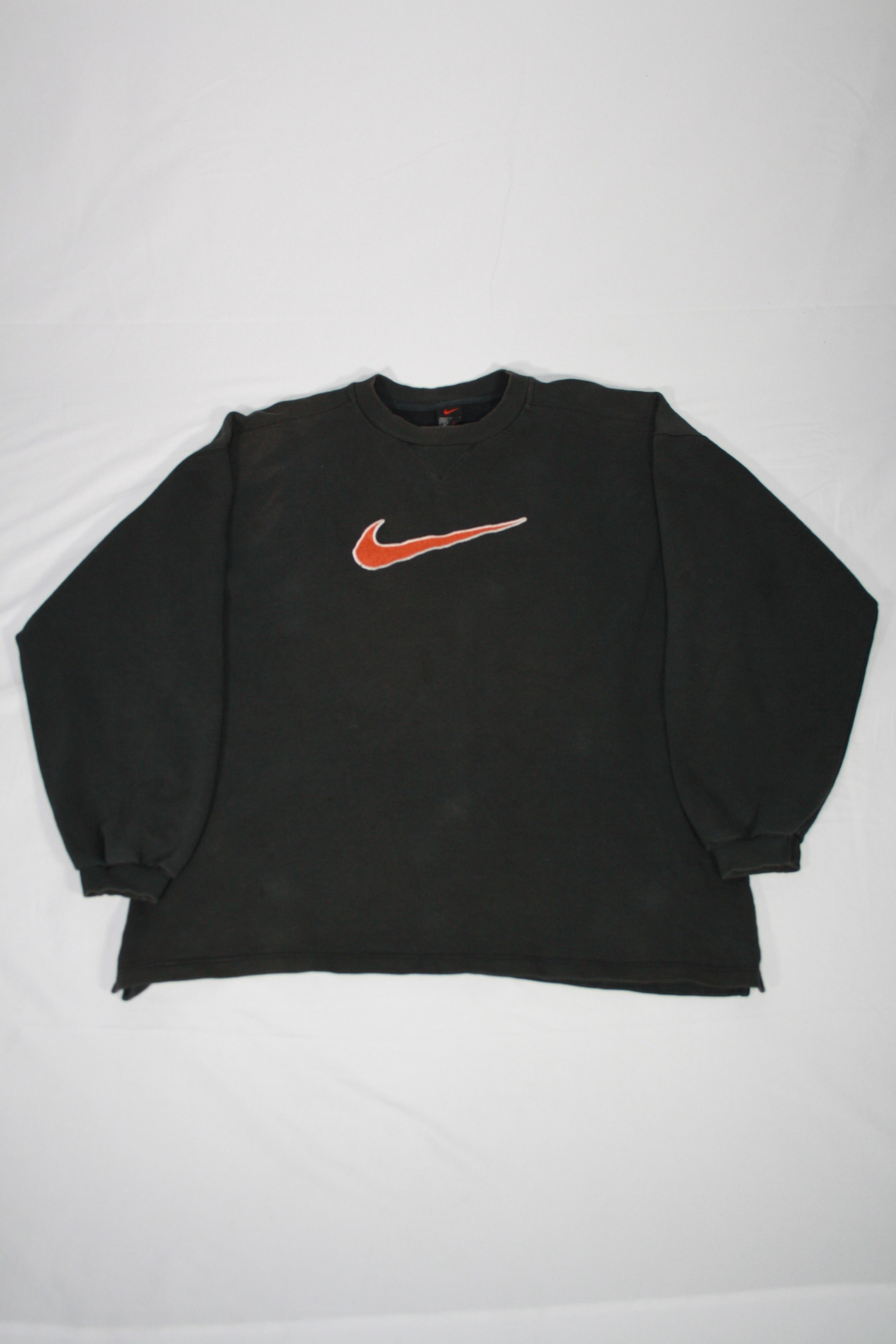 Vintage Nike Tick Embroidered Sweater (XL/2XL)
