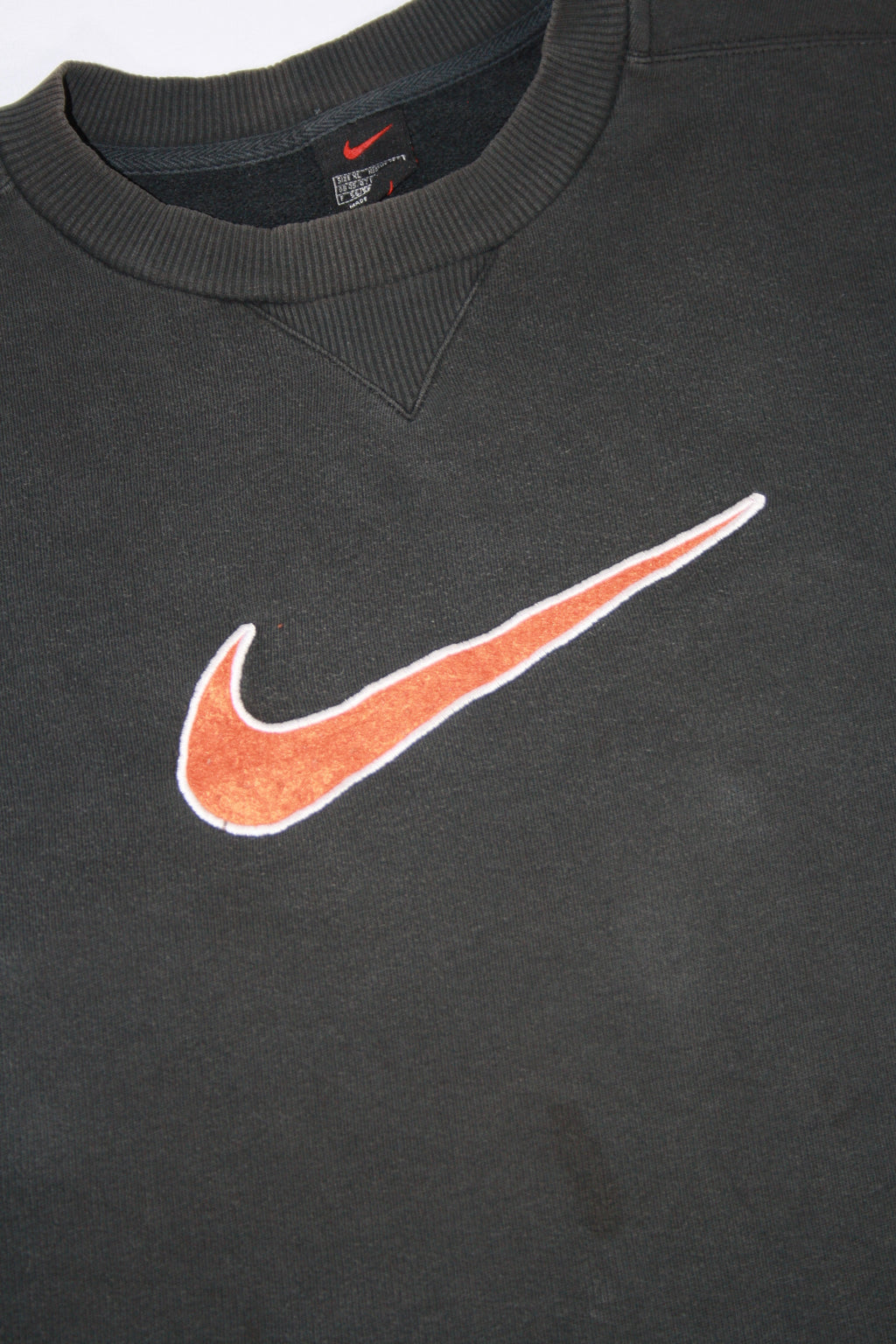 Vintage Nike Tick Embroidered Sweater (XL/2XL)