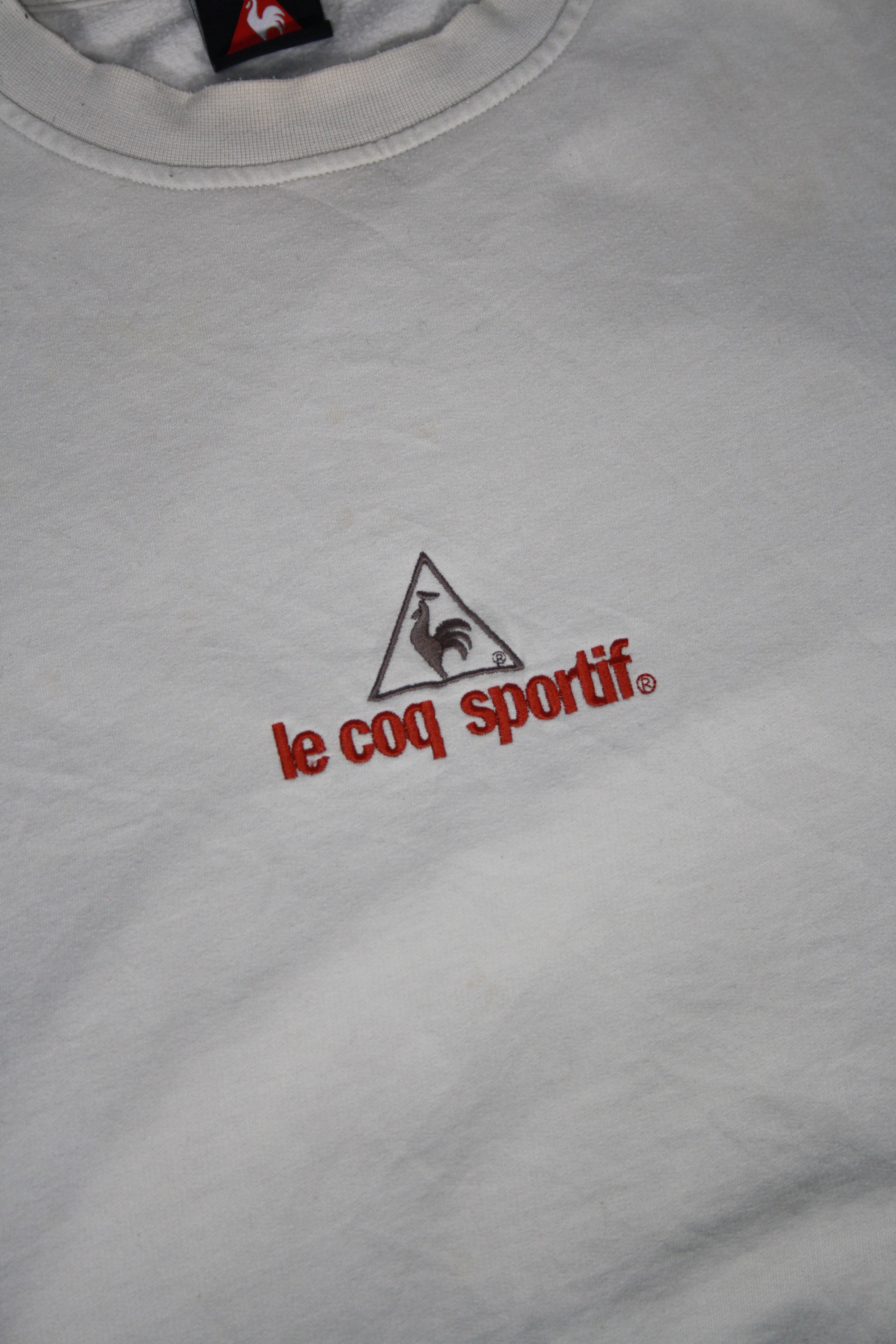 Vintage Le Coq Sportif Embroidered Sweater (XL)