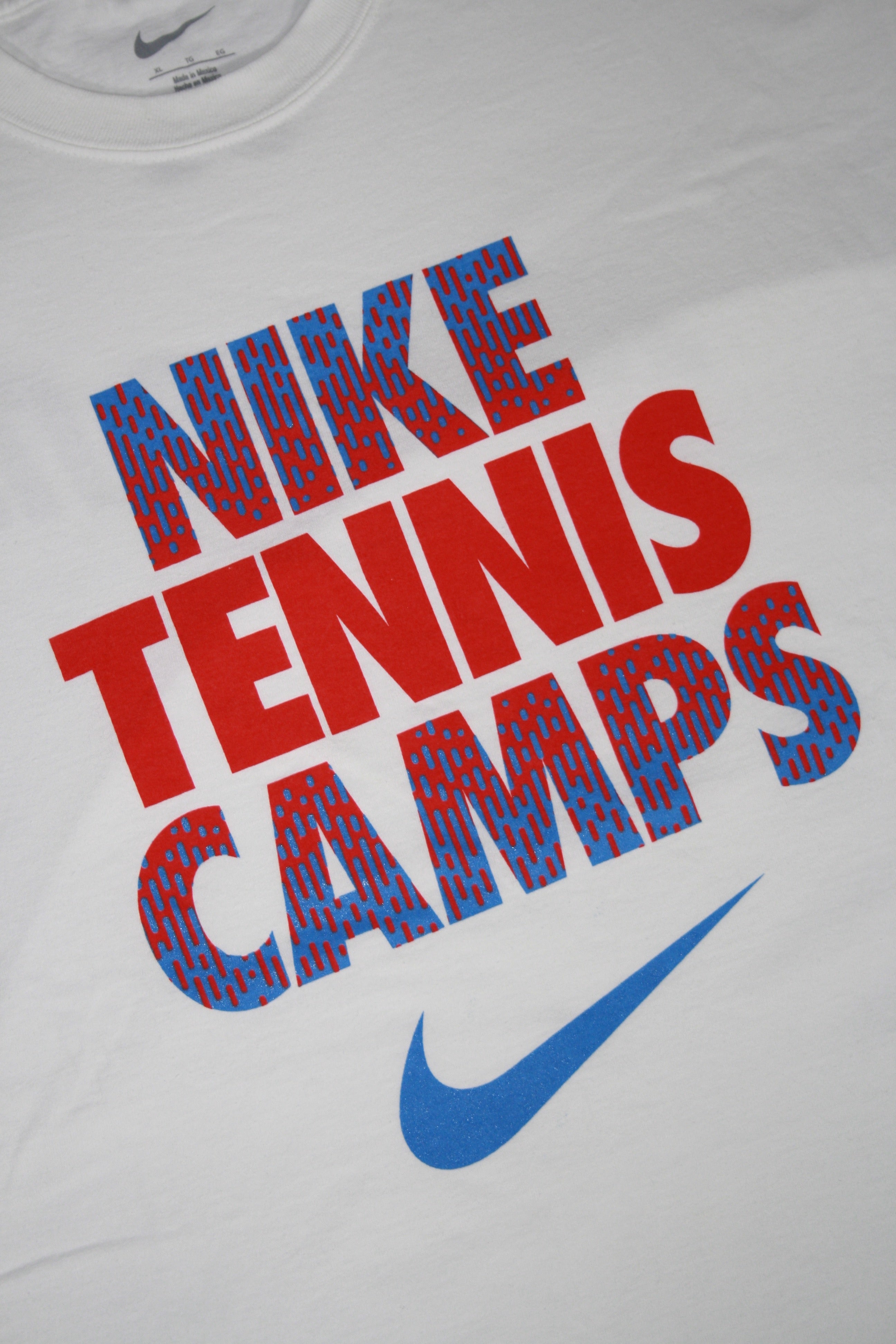 Vintage Nike Tennis Camps Printed Tee (XL)