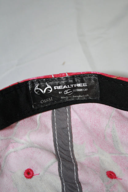 Vintage Distressed Pink Realtree Cap