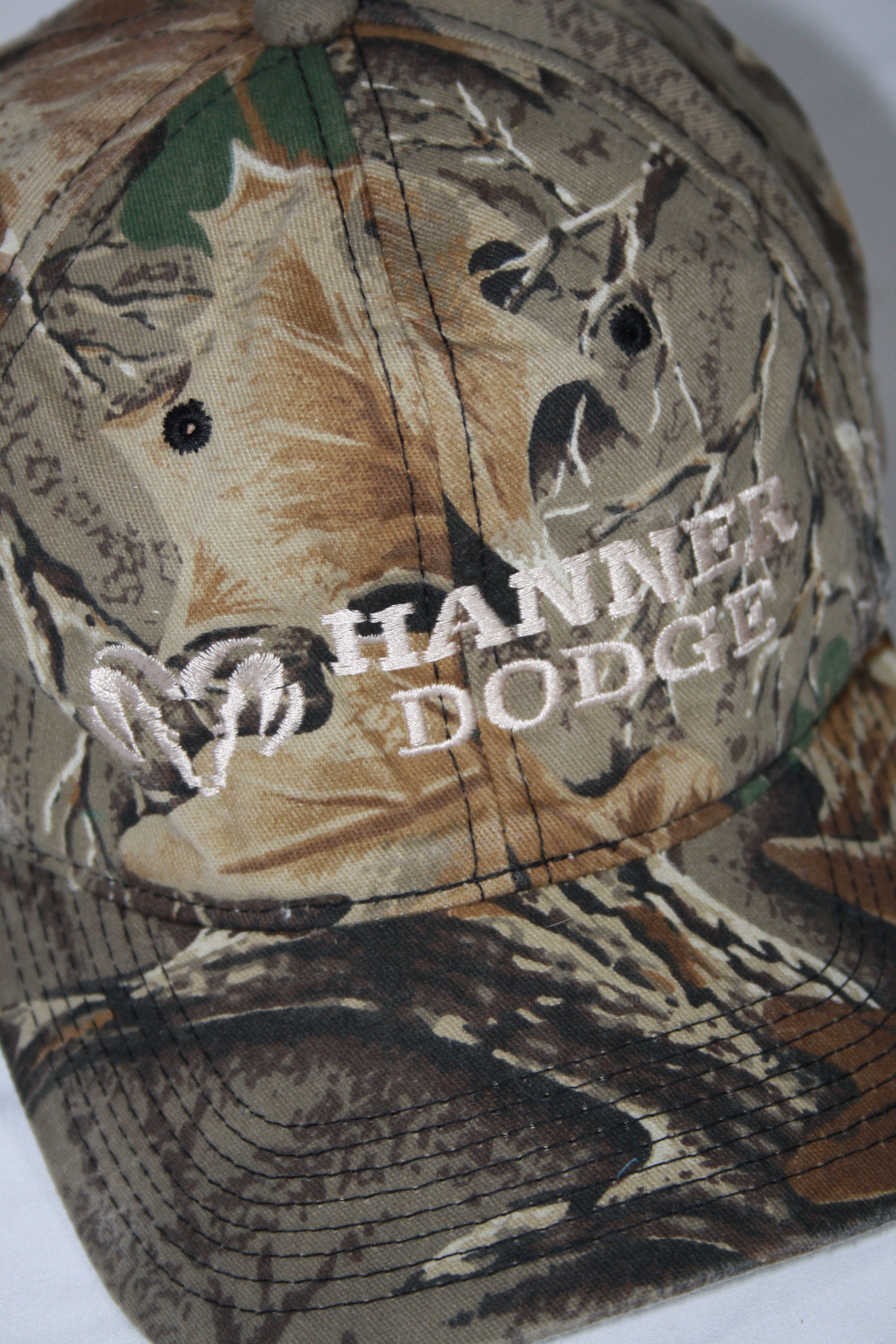 Vintage Hanner Dodge Camo Cap