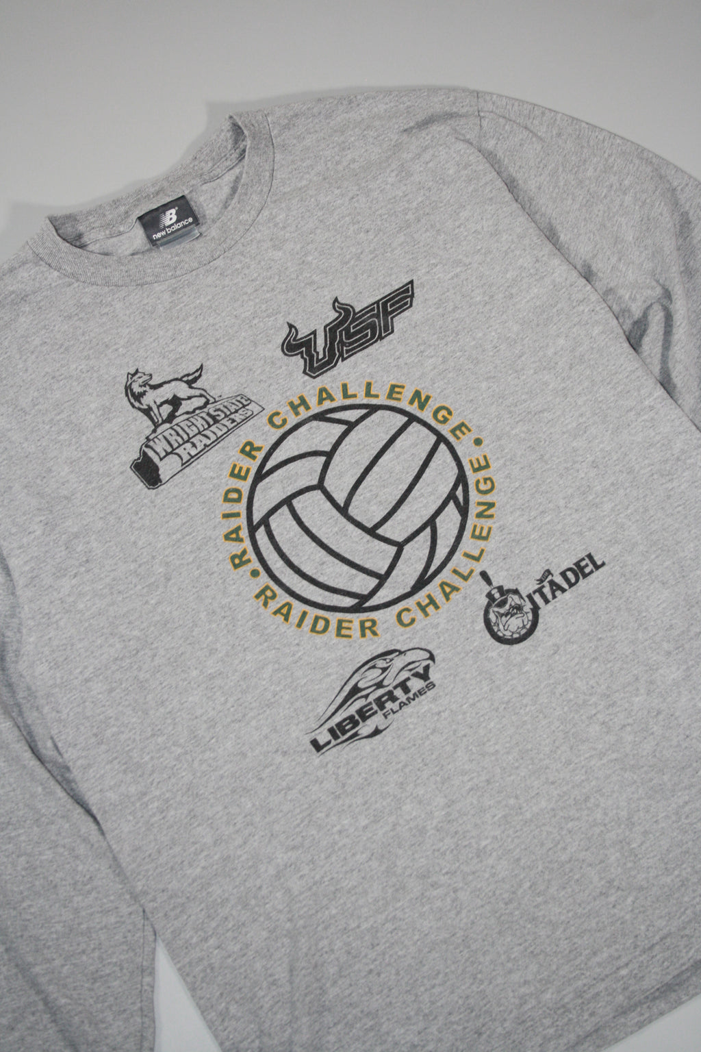 Vintage New Balance Raider Challenge Printed Long Sleeve (L)