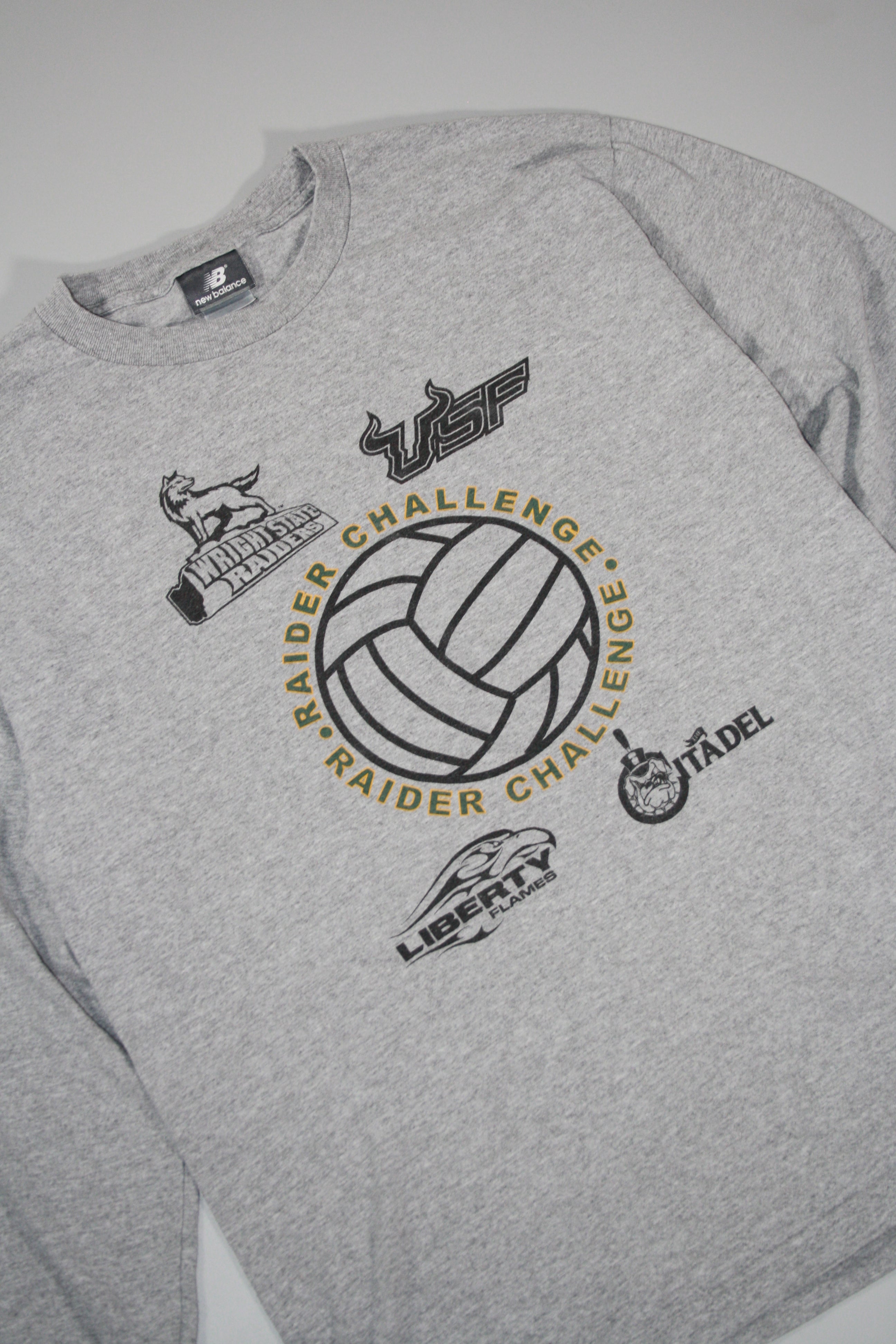 Vintage New Balance Raider Challenge Printed Long Sleeve (L)