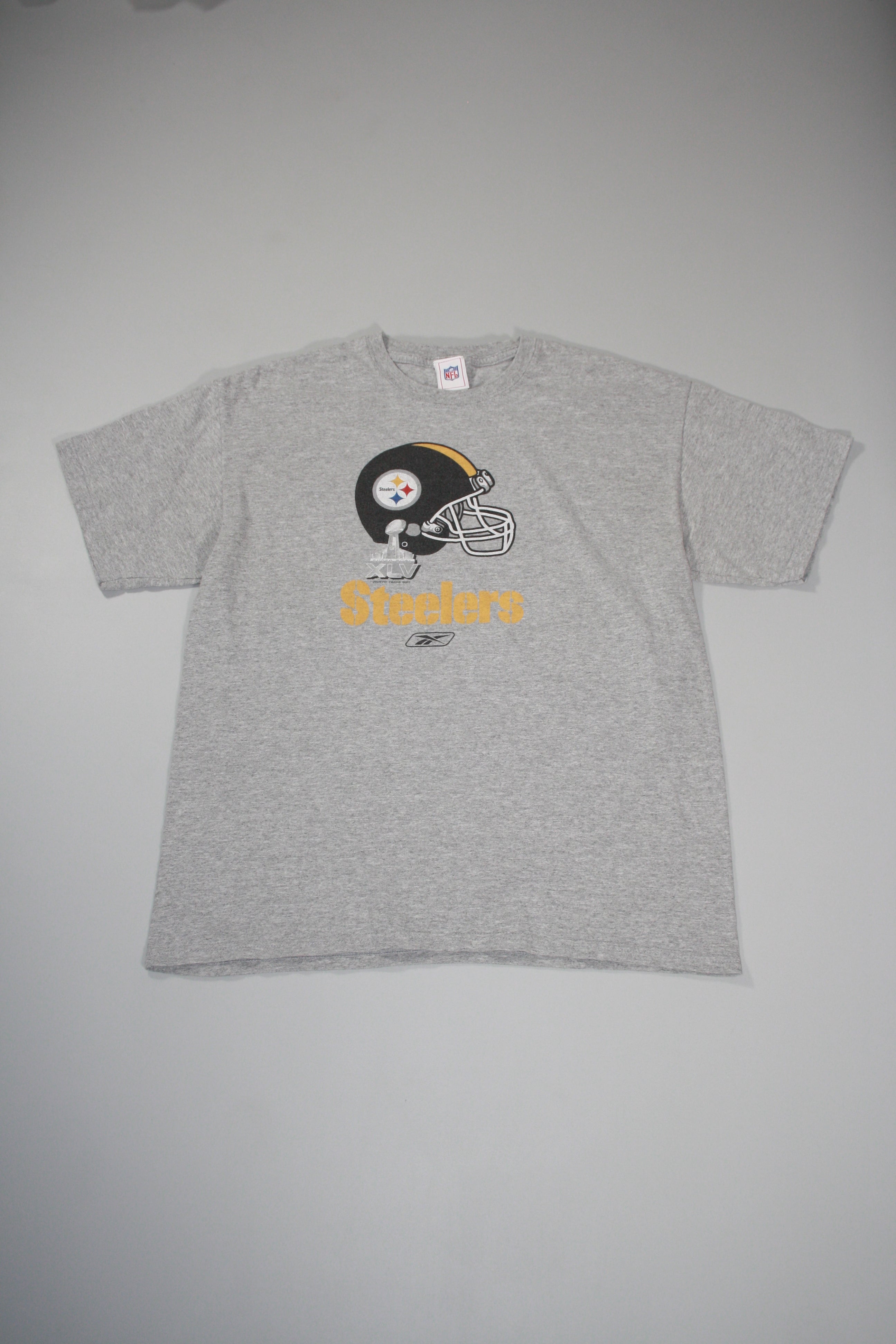 Vintage Steelers North Texas '2011' Super Bowl Printed Tee (L)