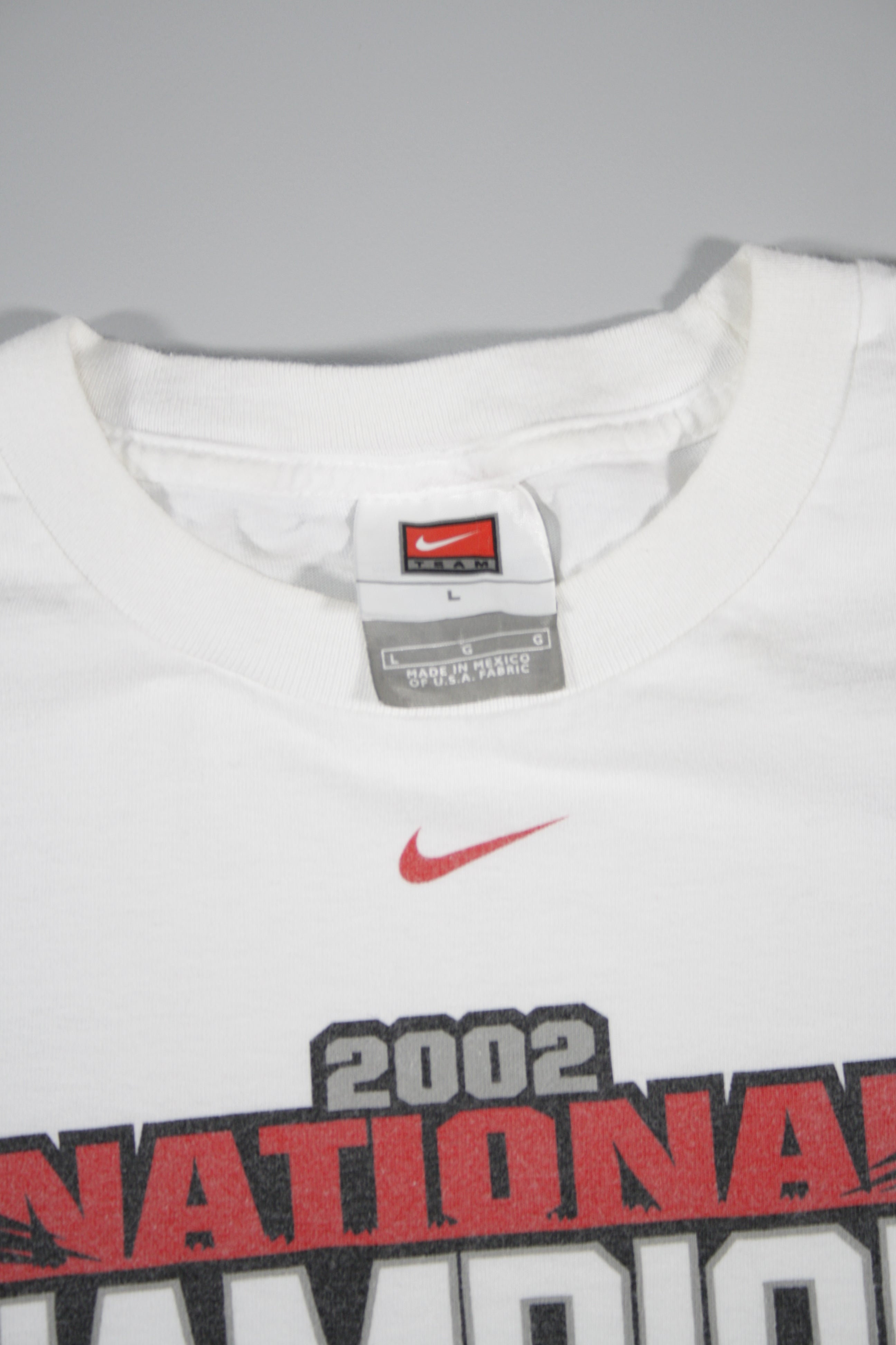 Vintage Ohio State '2002' National Champions Printed Tee (L)