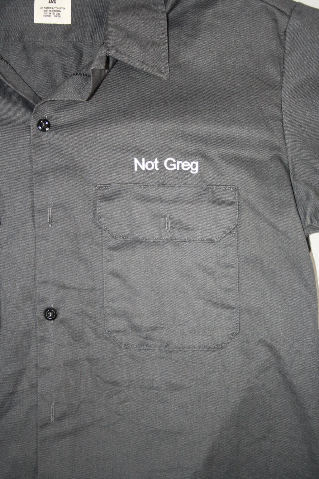 Vintage Dickies 'Not Greg' Embroidered Shirt (L)