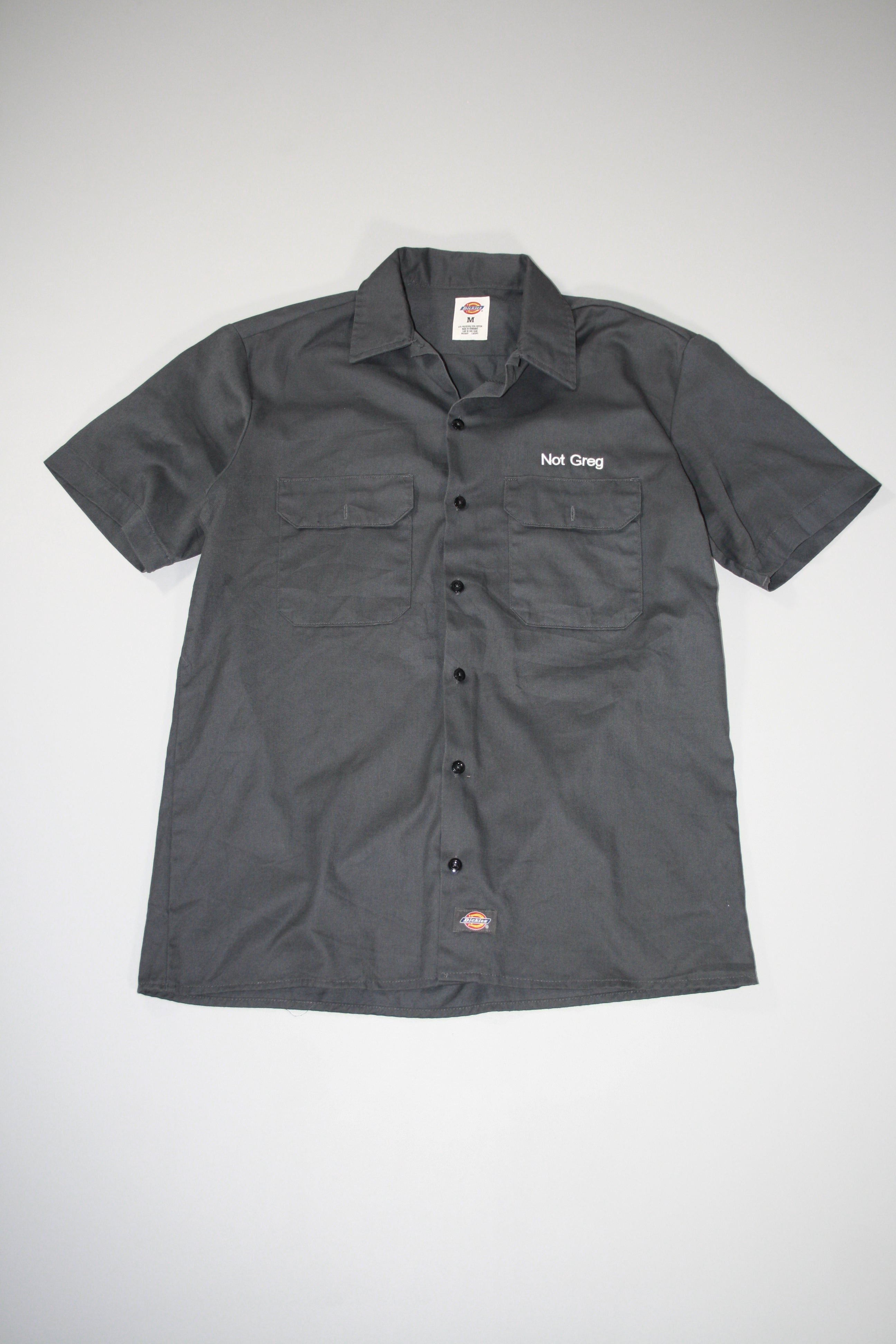 Vintage Dickies 'Not Greg' Embroidered Shirt (L)