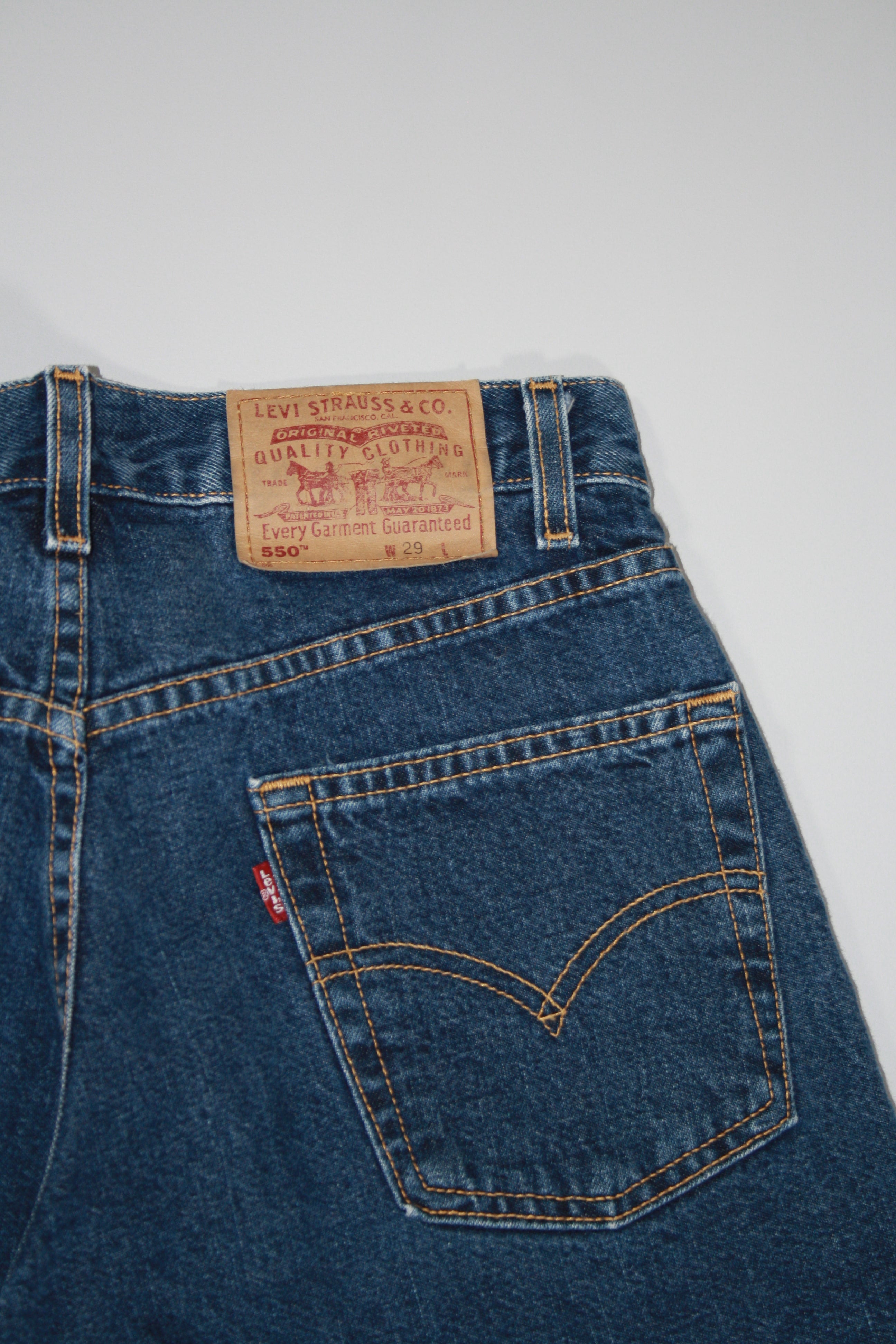 Vintage Levi Strauss & Co 550 Shorts, Relaxed Fit (29)